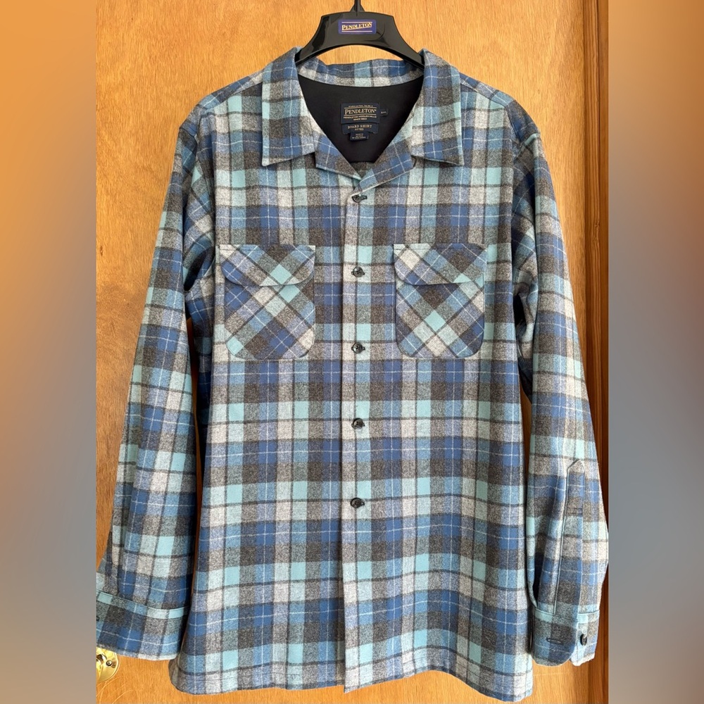 Pendleton Board Shirt (Beach Boys Limited Edition) Blue/Gray XXL Fitted